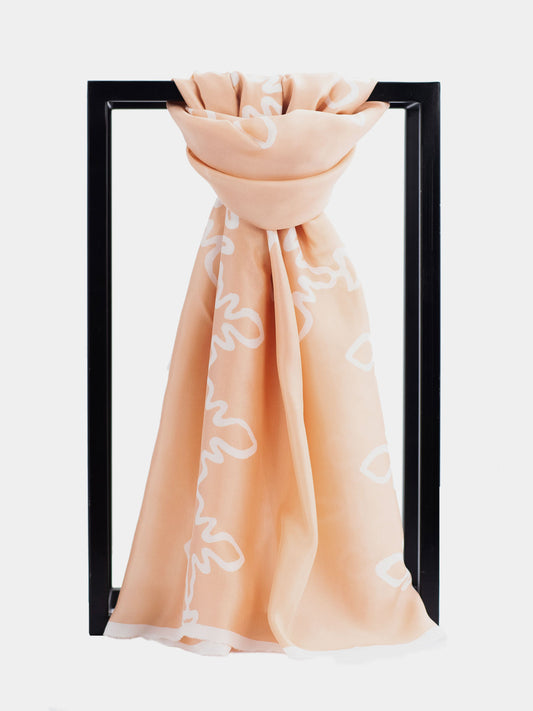 JAMA LATTE SILK SCARF