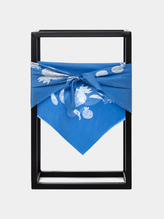 JANANA CARRÉ BLEU DE FRANCE SILK SCARF