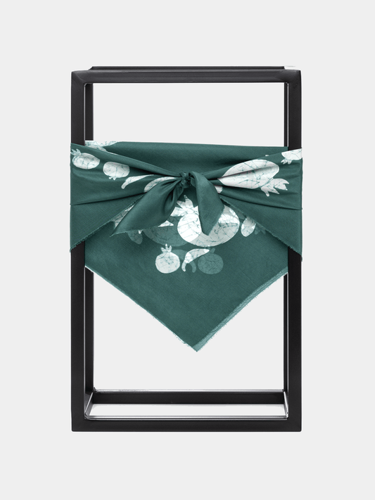 JANANA CARRÉ SEA GREEN SILK SCARF