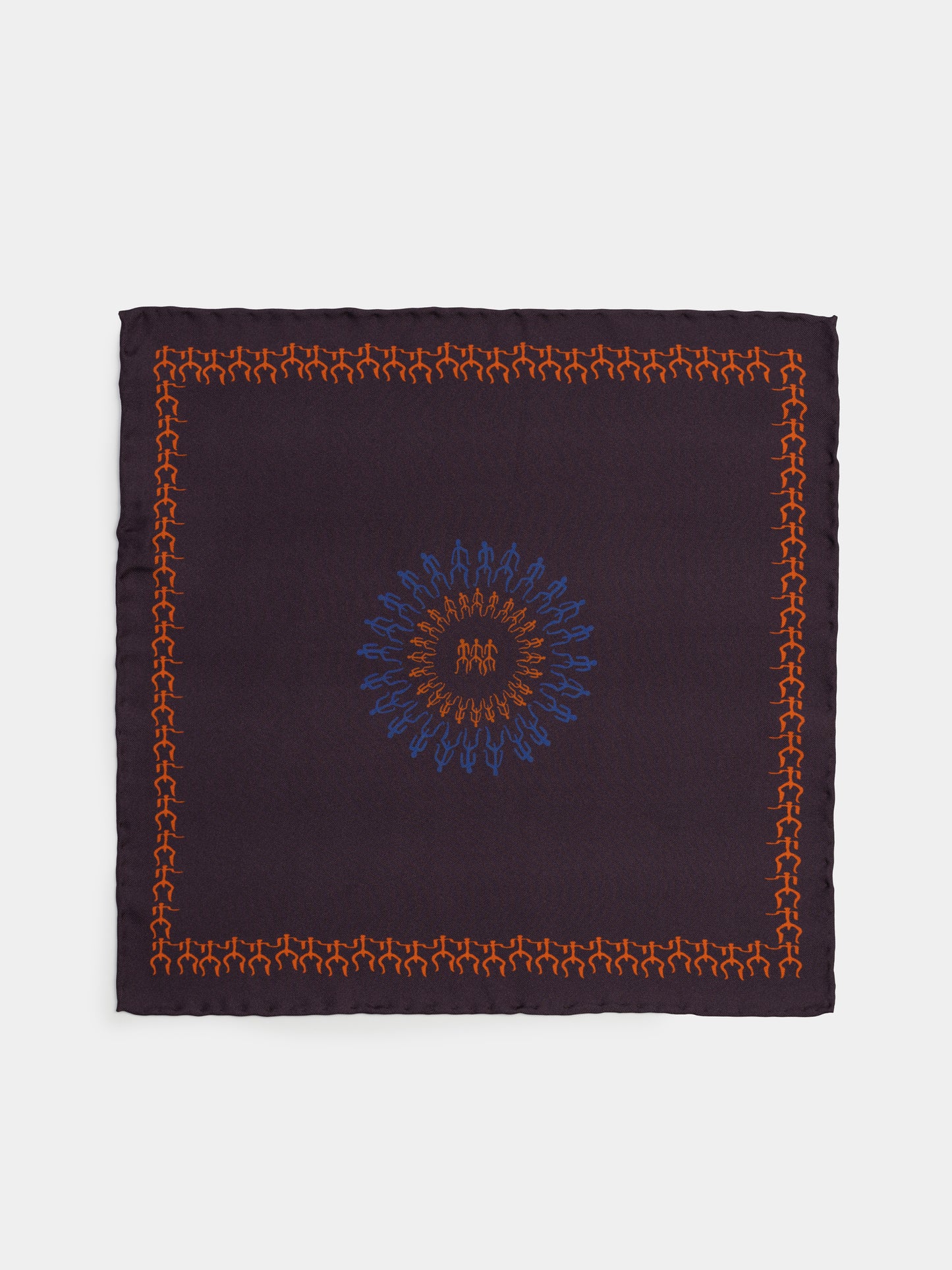 GOBUSTAN YALLI AROUND POCKET SQUARE MULTICOLOR