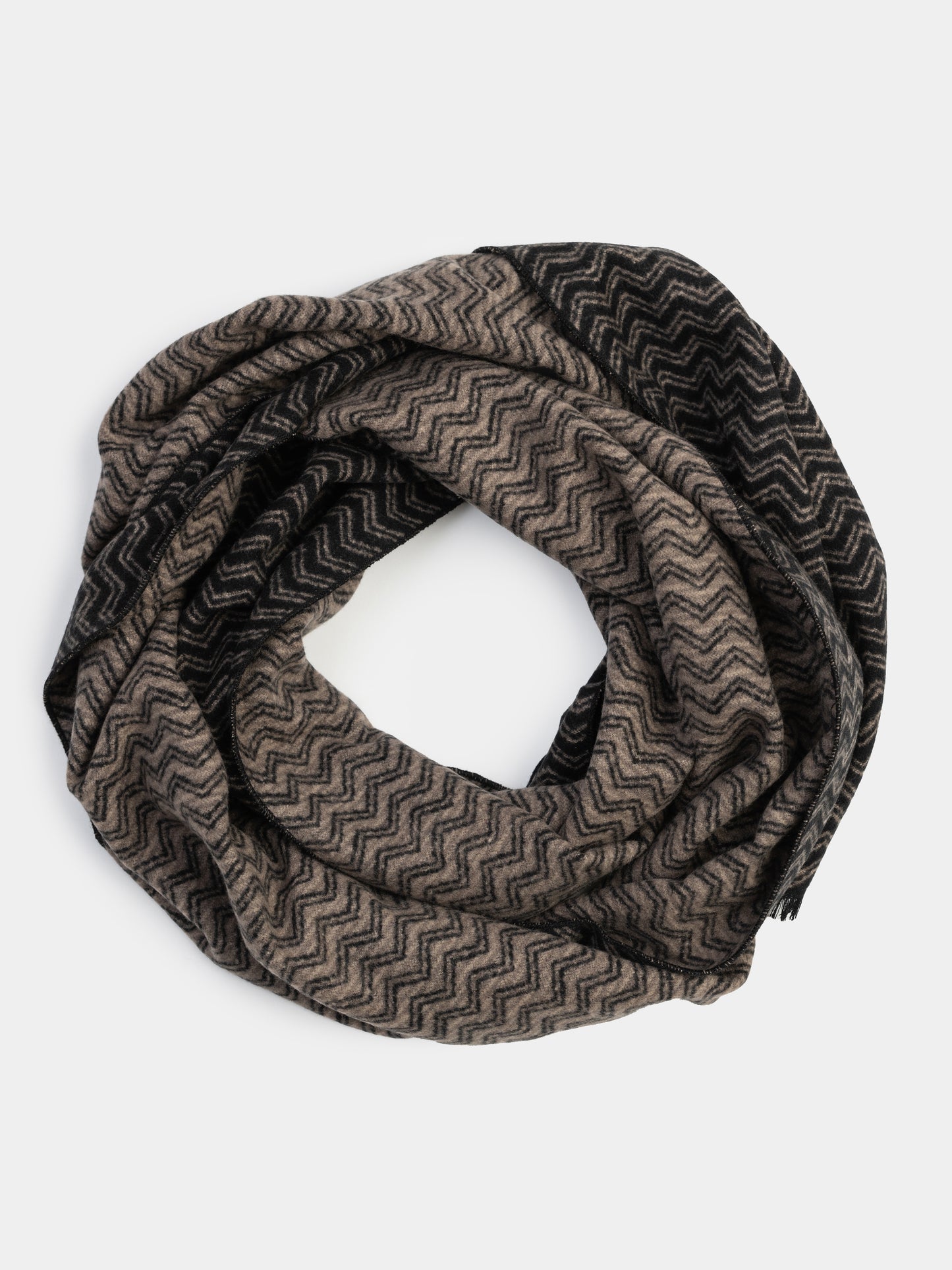 BROWN MENS VISCOSE SCARF