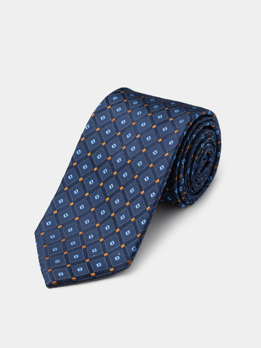 SQUARE TIE DARK BLUE